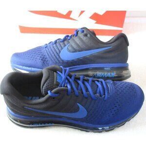 Men's Nike Air Max 2017 Running Training Shoes Deep Royal Blue Cobalt Sizes NIB